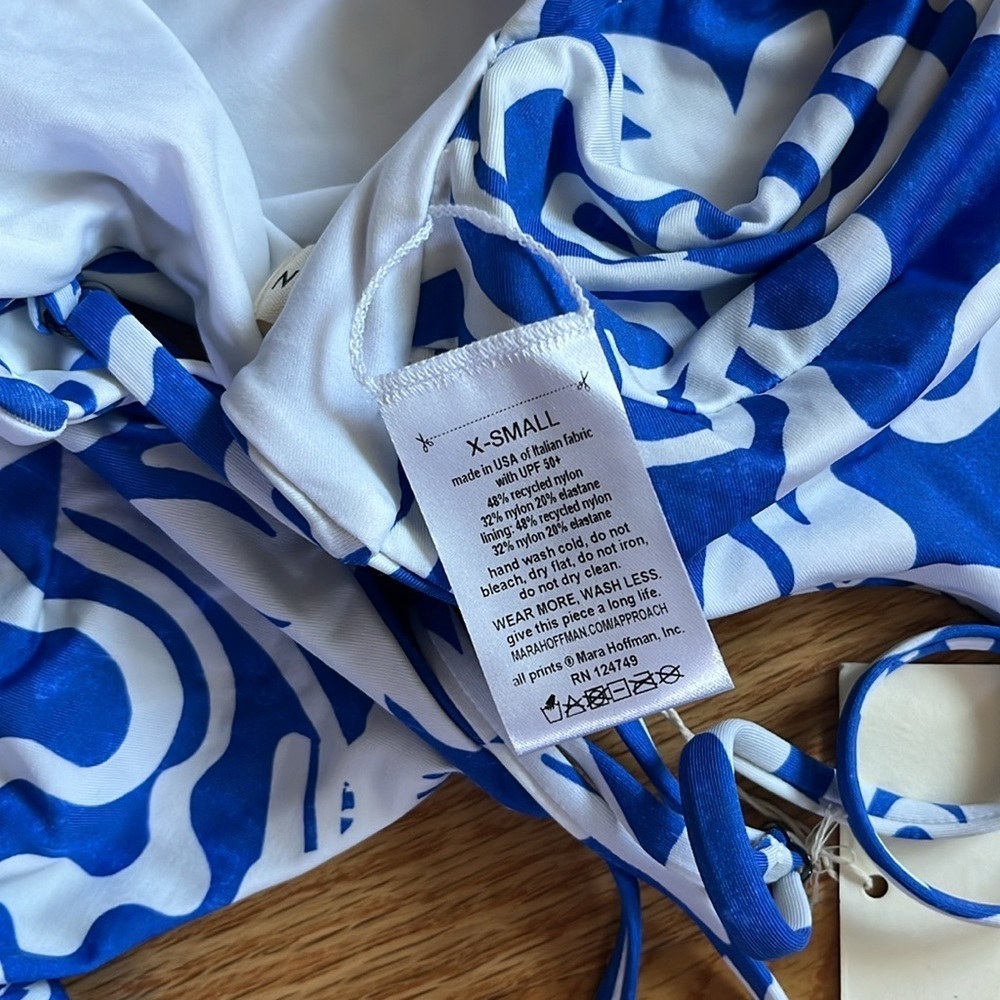 Mara Hoffman Isolde Wrap One-Piece Swimsuit XS NWT - Picture 11 of 16
